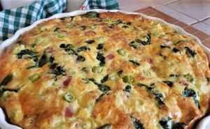 QUICHE SENZA CROSTA CON PANCETTA