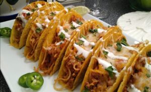 Tacos di pasta al formaggio