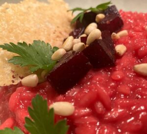 Risotto alla barbabietola 