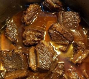 Costine di manzo brasate