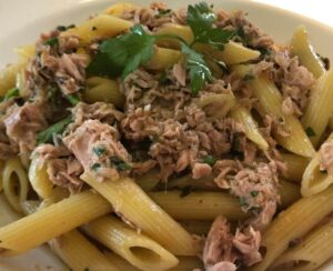 Tonno con Penne Rigate piccante
